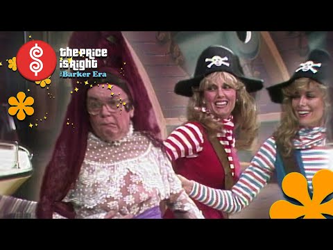 A Boat CRASHES Into The Price Is Right Set During a Pirate-Themed Showcase - The Price Is Right 1982