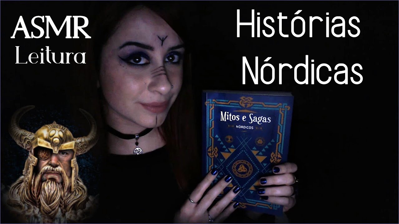 🎧 ASMR - Leitura de Histórias Nórdicas - Para relaxar e dormir 😴 - Reading, Soft Spoken