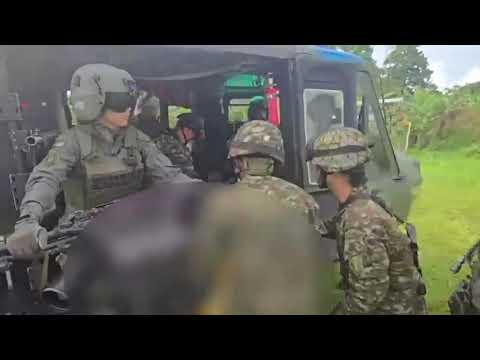 Evacuación humanitaria de cuatro menores afectados por un área minada en Olaya Herrera, Nariño.