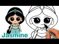 How to Draw Disney Princess Jasmine from Aladdin Cute