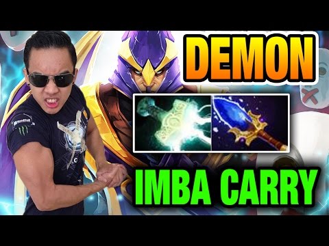 Imba Attack Range plus Dragon Lance with Silencer DeMoN Dota 2
