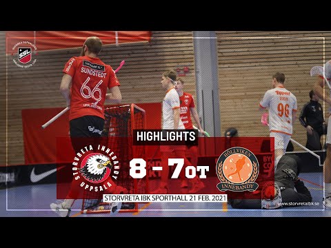 Highlights Storvreta IBK vs Höllvikens IBF 8-7 OT