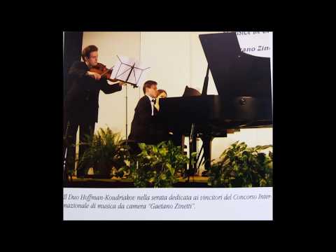 Ilya Hoffman & Sergey Koudriakov / F. Schubert - Sonata for Arpeggione in A Minor, D. 821