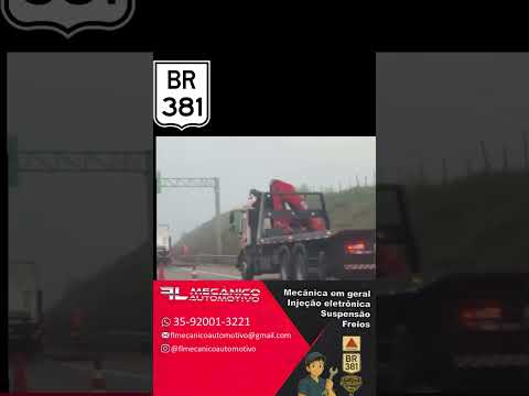 Acidente na BR 381 em Nova União MG.