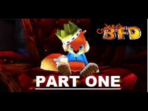 Conker's Bad Fur Day WALKTHROUGH Part 1 (w/ commentary)