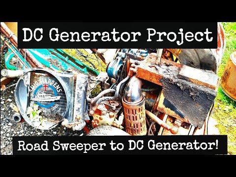 DIY DC Generator Build - From An Old Road Sweeper??!!  Part 1