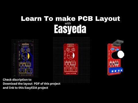 How to make a pcb layout easily with easyeda (5v supply layout demo)