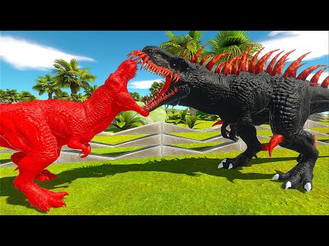 GODZILLA vs T-REX DEATH RUN - Animal Revolt Battle Simulator