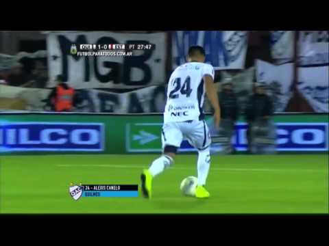 Gol de Canelo. Quilmes 1 - Estudiantes 0. Copa Argentina 2015. 4tos de Final. FPT.