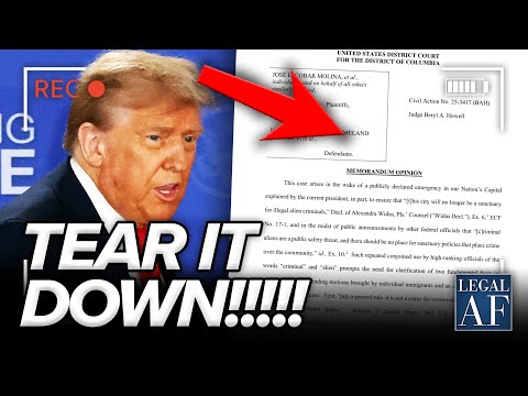 Trump FORCED to SHUTDOWN DC SCHEME in BLISTERING ORDER