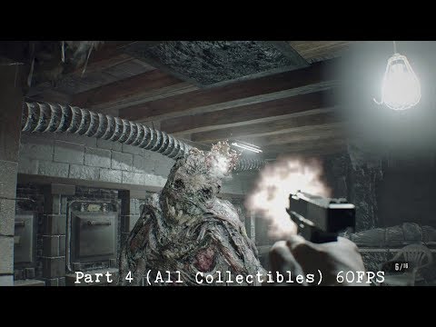 Resident Evil 7: Biohazard Walkthrough - Part 4 - Basement Key  (PS4 Pro 60FPS)