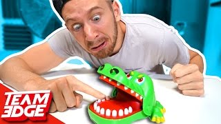 Crocodile Finger CHOMPER Game!!