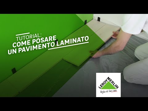 Tutorial: come posare un pavimento laminato ad incastro | Leroy Merlin