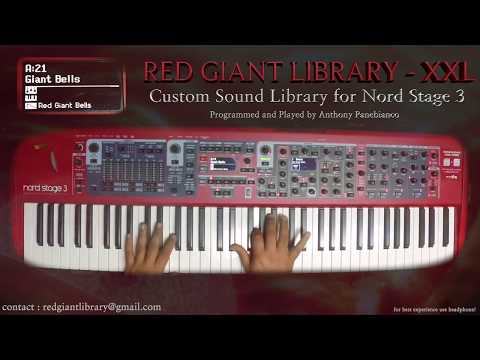 RED GIANT LIBRARY XXL - Custom Sound Library for Nord Stage 3 Series