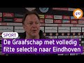 Snoei beschikt over volledig fitte selectie tegen Eindhoven
