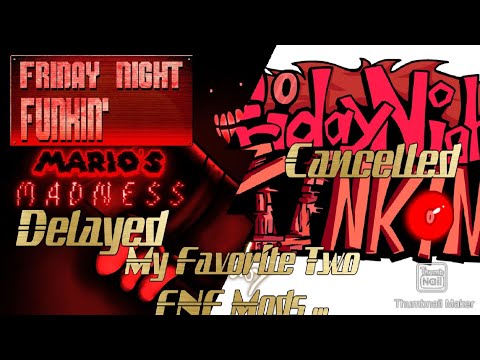 So Mario's Madness Got Delayed and Hypno's Lullaby Got Cancelled .... (FNF Mods)