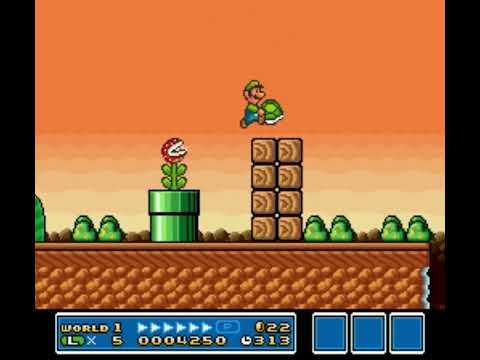 SMB3 for Super Mario All-Stars Custom Level #530 - Sunrise Cavern