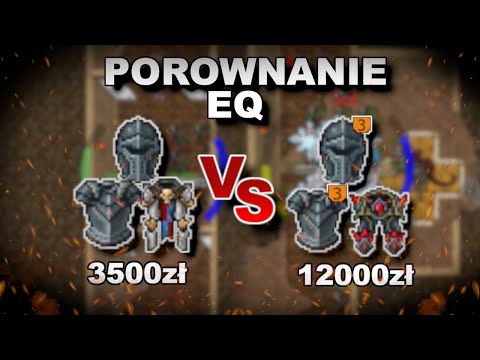 [TIBIA] Porównanie EQ 12000ZŁ VS  3500ZŁ