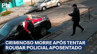 Reação de policial aposentado acaba com tentativa de assalto