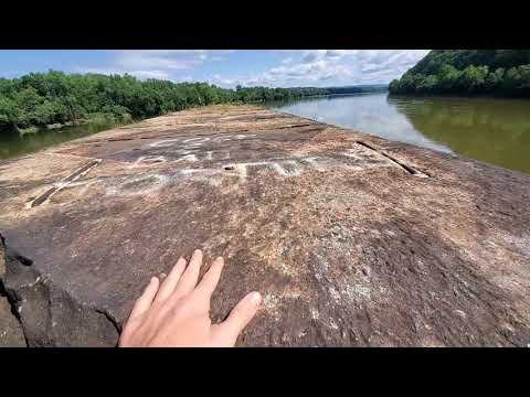 [123] Abandoned Trains Bridge Across the Susqe. + Abandoned Caboose!
