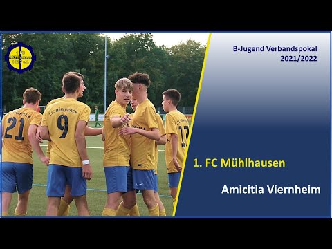 1.FC Mühlhausen - Amicitia Viernheim 8:1 (2:1) 21.09.2021 B-Jugend Achtelfinale BFV Verbandspokal