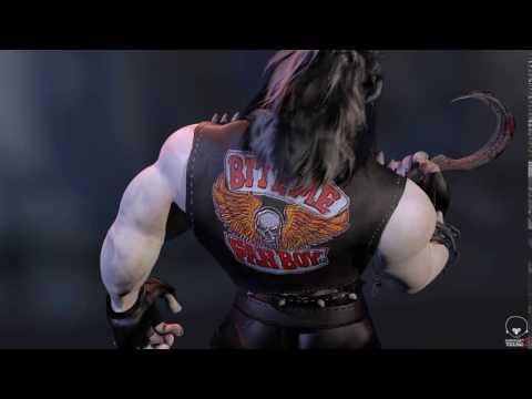 LOBO DC Comics Fan art - Turntable