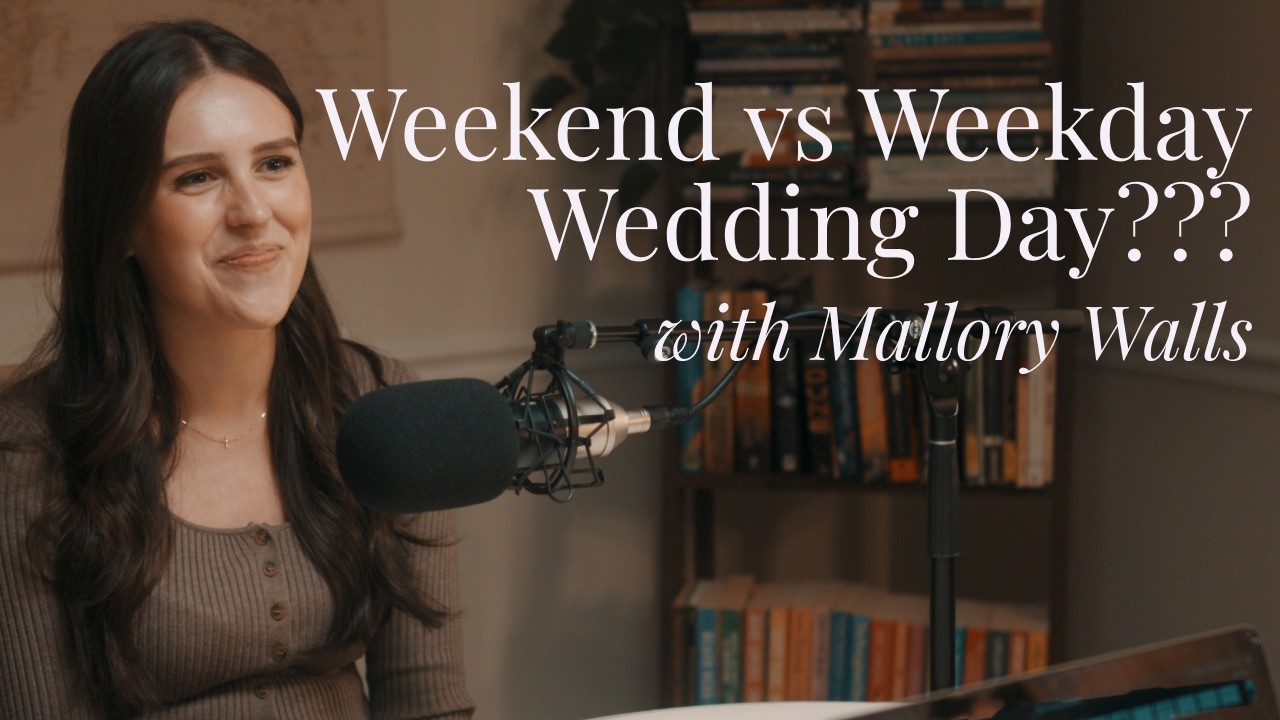 Have Your Wedding on a Weekday: Advice from Bride, Mallory Walls #weddingplanning