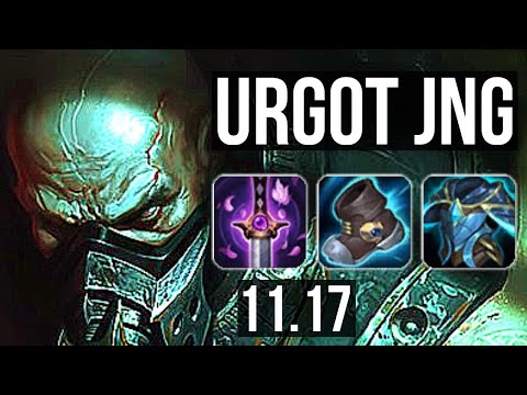URGOT vs SHACO (JUNGLE) | 1700+ games, 8/1/3, 1.0M mastery | KR Diamond | v11.17