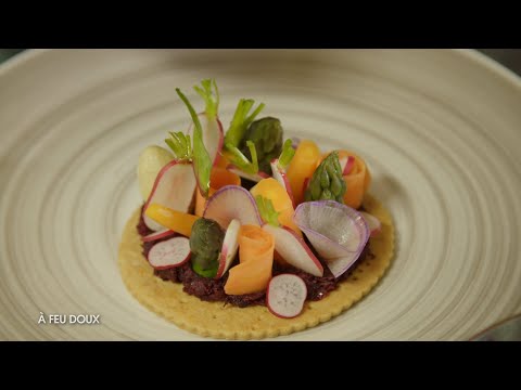 Tarte fine aux légumes entre deux saisons
