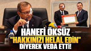 KMTSO'da tarihi veda: Hanefi Öksüz "Hakkınızı helal edin" diyerek veda etti!