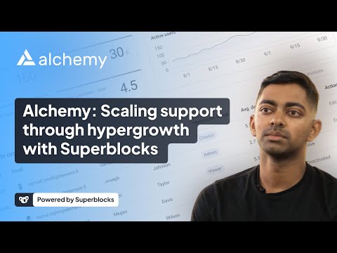 Alchemy Scaling support through hypergrowth with Superblocks