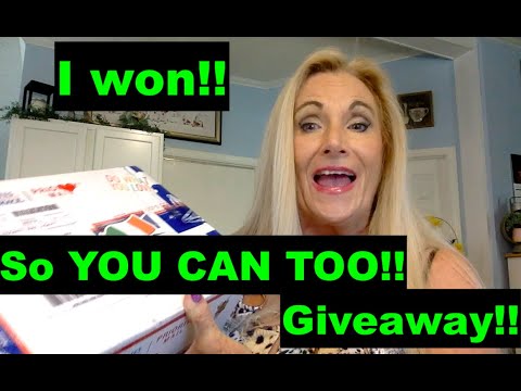 GIVEAWAY! I WON!!  SO YOU CAN TOO!....@WickedAwesomeLifestyles