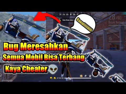 CARA BUG MOBIL TERBANG DI FREE FIRE || PAKAI PANCI AUTO MOBIL TERBANG KAYA CHEATER‼️