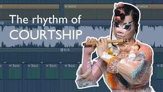 Analysis of the Rhythm of &quot;Courtship&quot; Björk