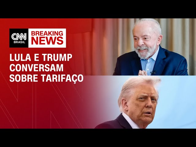 Lula e Trump conversam sobre tarifaço nesta segunda-feira (6) | LIVE CNN