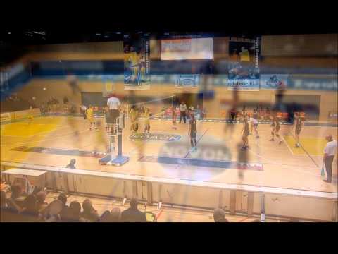 Samenvatting: Landstede Volleybal - Kootfin Taurus 3-0 (16-10-2014)