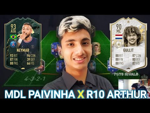 PAIVINHA vs R10 ARTHUR - E-CLUBS - PRÓ X PRÓ | FIFA 22