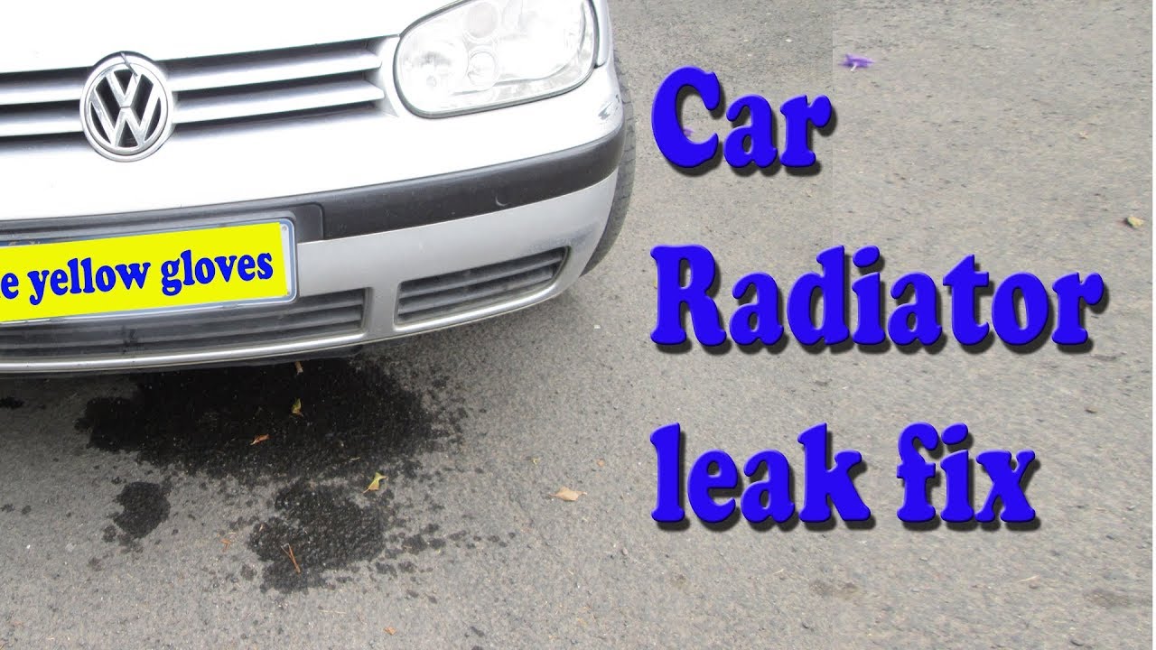 vw golf radiator leak