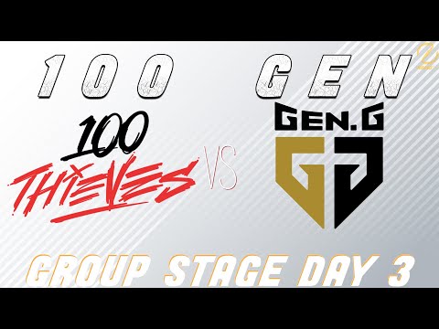 100 vs. GEN | Worlds 2022 Group Stage Day 3 | 100 Thieves vs. Gen.G