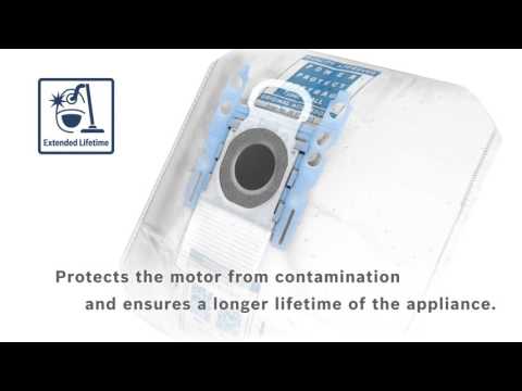 Bosch BBZ41FGALL PowerProtect dulkių maišeliai video