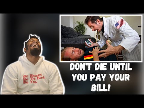 AMERICAN REACTS TO Healthcare USA vs GERMANY