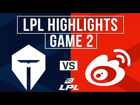 TES vs WBG Highlights Game 2 | LPL 2026 Split 1 | Top Esports vs Weibo Gaming
