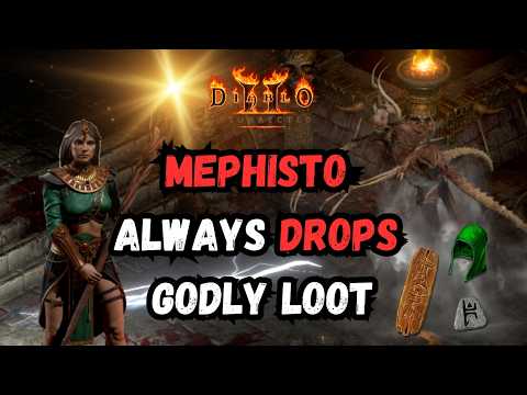 Why You Should Farm Mephisto to Start Gearing Up as Frozen Orb/Hydra Sorceress (Loot Highlights) D2R