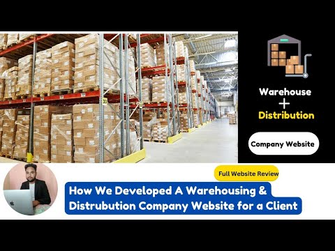 Warehousing & Distributor Website — client website video