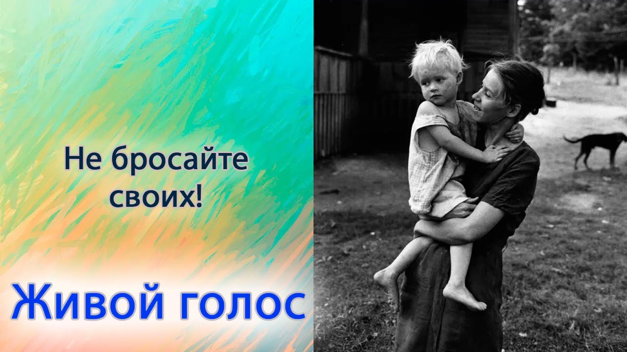 НЕ бросайте своих.