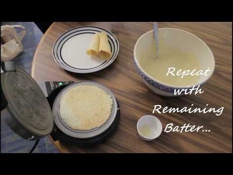 Krumkake Recipe Video