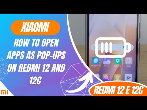 How to open apps as pop-ups on Redmi 12 and 12C - Step by step