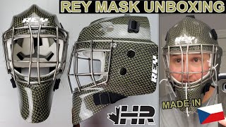 Rey Czechia hockey goalie mask unboxing & initial review