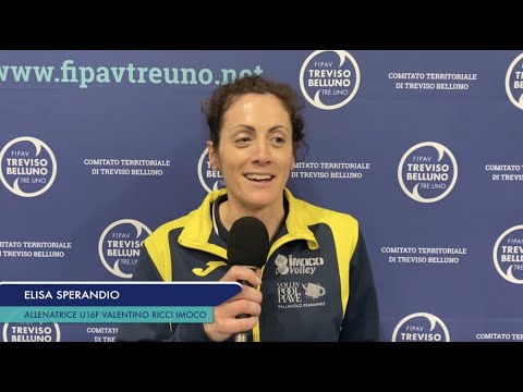 L'ALLENATRICE DELL'IMOCO ELISA SPERANDIO DOPO LA VITTORIA DEL TITOLO TERRITORIALE U16F