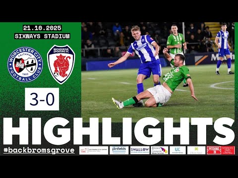 Goals from Worcester defeat | Worcester City 3-0 Bromsgrove Sporting